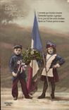 CPA Fantaisie Enfants Soldats Militaria