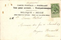 Barcos de Amberes Kattendyk de la POSTAL de la VENDIMIA