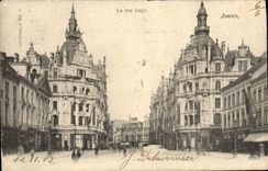 POSTAL Amberes de la VENDIMIA la calle Leys