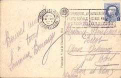 VINTAGE POSTCARD Brussels Panorama