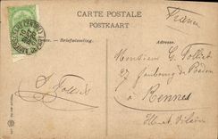 Púlpito de Amberes de la POSTAL de la VENDIMIA de St Andre