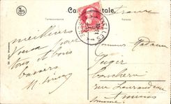 VINTAGE POSTCARD Brussels Parks North and Places Rogier