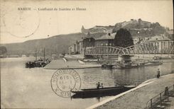 VINTAGE POSTCARD Confluent Namur of Sambre and Meuse