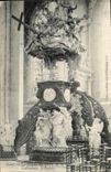 VINTAGE POSTCARD Ghent the Pulpit of Truth of the Cathedral St Bavon