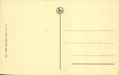 VINTAGE POSTCARD Liege Nolger Public garden and Stony street