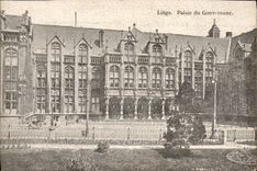 VINTAGE POSTCARD Liege Palate of the Governor