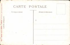 VINTAGE POSTCARD Liege Boat Barge