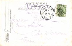 VINTAGE POSTCARD Liege the bull