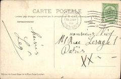 VINTAGE POSTCARD Liege Seen from of the Bridge of Fragnee