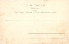 VINTAGE POSTCARD Ostend View of the street of the Vault Boats