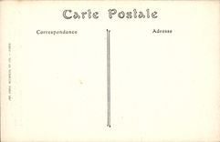 POSTAL Ypres de la VENDIMIA la calle de la huerta antes y después del bombardeo de Militaria