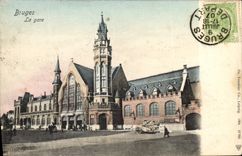CPA Bruges La gare