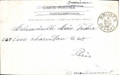 POSTAL Brujas de la VENDIMIA la esposa del mariscal de la puerta