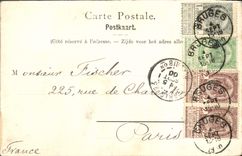 POSTAL Brujas de la VENDIMIA la cruz santa de la puerta y Moulins del molino de viento de las paredes