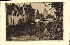 CPA Bruges Quai des Menetriers