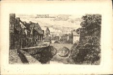 VINTAGE POSTCARD Bruges Quay Of Memetriers