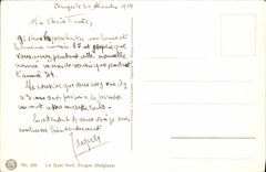 CPA Bruges Le Quai Vert