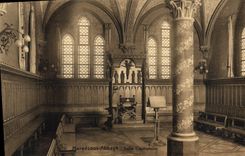 VINTAGE POSTCARD Maredsous Chapter house Abbey