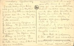 VINTAGE POSTCARD Maredsous Abbey church Abbey Chorus of the monks