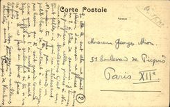 VINTAGE POSTCARD Maredsous Abbey of cloister