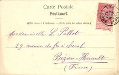 VINTAGE POSTCARD SM the King of Belgians