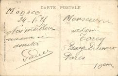 CPA Monaco Vue prise entre les Fleurs