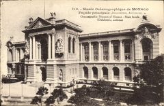 CPA Monaco Musee Oceanographique Facade principale