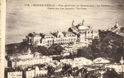 CPA Monte Carlo Vue Generale de Beausoleil Le casino