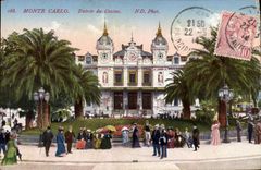 CPA Montre Carlo Entree du Casino