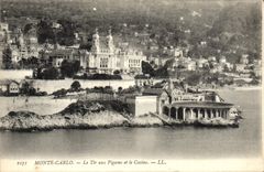 CPA Monte Carlo Le Tir aux Pigeons et le Casino