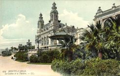 CPA Monte Carlo Le Casino et le Theatre