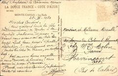 CPA Monte Carlo La rade Bateau