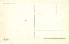 POSTAL San Remo de la VENDIMIA el casino