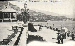 CPA Monte Carlo Les Terrasse Vue Sur Le Cap Martin