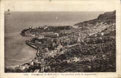 CPA Monaco Vue generale Prise de Roquebrune