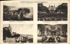 CPA Monte Carlo Environs Monavo Theatre Casino SAlle de jeu 