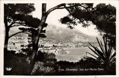 CPA Monte Carlo Vue sur Monaco