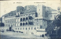 CPA Monaco Le Chateau du Prince