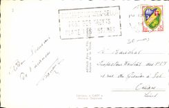 MODERN CARD Caen Bridge Churchill Street St Jean and Rue of November 11th University