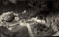 POSTAL MODERNA la catarata de la pista grande de los clanes con el paso de entra