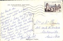 MODERN CARD Evian Les Bains the Casino and its Gardens