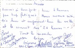 MODERN CARD Mans the Gambetta Bridge