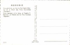 MODERN CARD Behobie View with far the Strong Martial Saint and the Mount from the Three Crowns