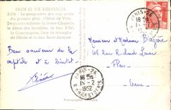 POSTAL MODERNA París y su opinión de las maravillas de la casa de campo de los siete de los puentes del ayuntamiento Sainte de la cámara acorazada de la torre vigilantes de Eiffel