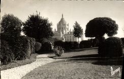 MODERN CARD Lisieux the Basilica Seen Of the Gardens