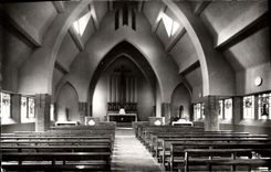 MODERN CARD Valley D' Interior Aure of the Church Lary Saint