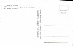MODERN CARD Valley D' Interior Aure of the Church Lary Saint