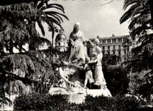 POSTAL MODERNA Niza monumento de Cimiez con la reina de Victoria