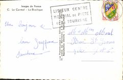 MODERN CARD Lisieux the carmel the basilica