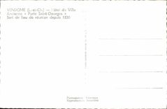 MODERN CARD Vendome Old Town hall Carries Holy Georges